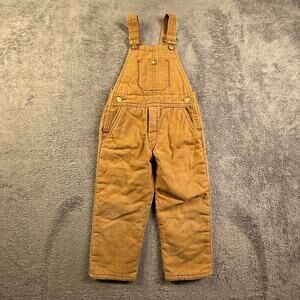 Vintage Polar King Key Overalls Kids Insulated Bib Workwear Canvas 4T Outdoor